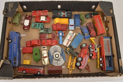 Lot 239 - Postwar and Later Playworn Diecast Vehicles (25+)