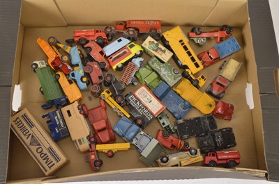 Lot 249 - Postwar Playworn Diecast and Other Delivery Vehicles (25+)