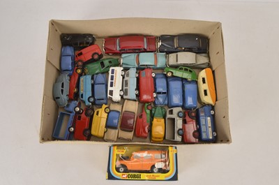 Lot 255 - Postwar Playworn/Repainted Private and Small Commercial Vehicles (31)