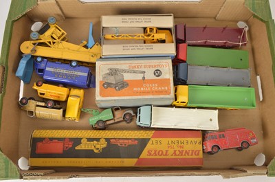 Lot 256 - Postwar Playworn Dinky Commercial Vehicles (35+)