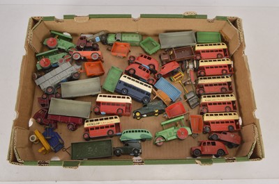 Lot 259 - Postwar Playworn Dinky Small Commercial Vehicles and Models (40+)