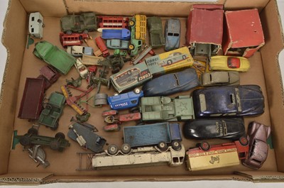 Lot 261 - Postwar Playworn Diecast and Other Private and Commercial Vehicles (30+)