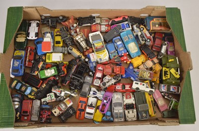 Lot 273 - Postwar and  Modern Playworn Diecast Vehicles (60)