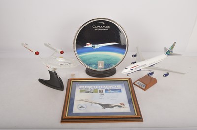 Lot 276 - Diecast Boeing 747 and Franklin Mint Starship Enterprise