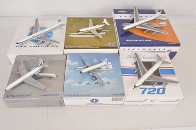 Lot 289 - 1:200 Scale Modern Diecast/White Metal Civil Aircraft (6)