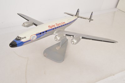 Lot 295 - Postwar Cast Alloy Lockheed Constellation Travel Agents Display Model