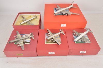 Lot 299 - Modern White Metal Civil Aircraft By Western Models (5)