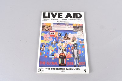 Lot 402 - Live Aid Programme