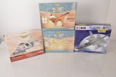 Lot 315 - Corgi Aviation Archive Jet Fighters Tornadoes and Buccaneer (4)