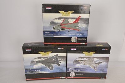 Lot 323 - Corgi Aviation Archive BAC Lightning's (3)