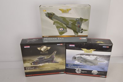 Lot 324 - Corgi Aviation Archive English Electric and BAC Lightning's (3)