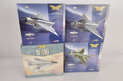 Lot 326 - Corgi Aviation Archive English Electric and BAC Lightning's (4)