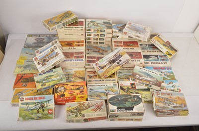 Lot 349 - Unbuilt 1/72 scale plastic  aircraft kits  in original boxes (53)