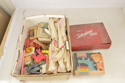 Lot 381 - Large collection of mainly ex Shop 1950's-60's Corner shop pocket money toys and a few larger toys