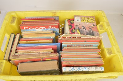 Lot 382 - Very large collection of ex Shop 1940's 70's Children's Annuals Books and Comics (180+)