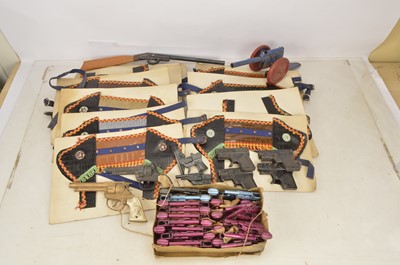 Lot 385 - Large quantity of ex Shop 1950's-60's Wild West Toy Guns and Accessories (qty)