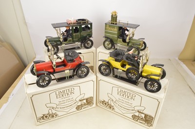 Lot 424 - Four boxed Limited Edition of Ipswich 1/13 Scale Veteran Model Cars in the style of George Carette (4)