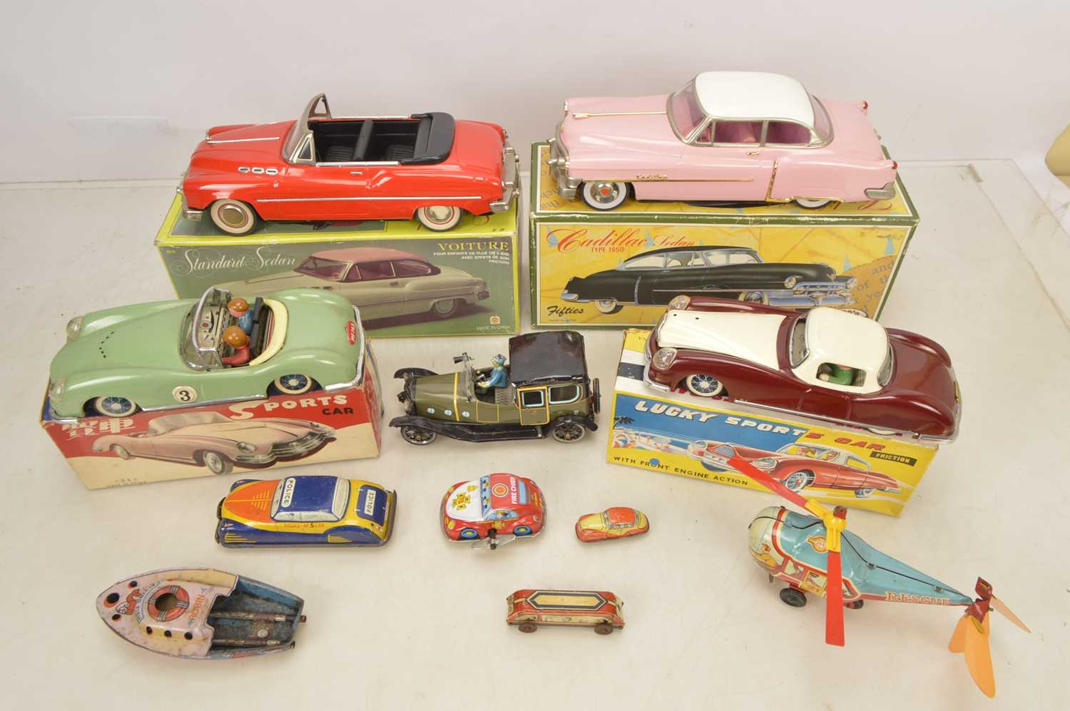 Vintage deals tin toys lot