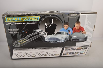 Lot 453 - Scalextric C1254 James Bond Goldfinger Casino Royal set