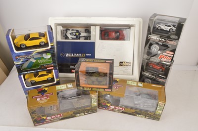 Lot 455 - Radio Control Cars and Tanks by Kyosho and Ripmax (9)