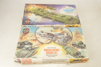 Lot 460 - Airfix 1970's Pontoon Bridge and Coastal Defence Assault Sets (2)