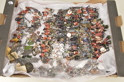 Lot 461 - Large quantity of vintage and modern mainly mixed metal/lead standing figures many for restoration (230+ Figures plus 80+ spare parts)