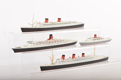 Lot 490 - Mercator Waterline Ship Models (5)