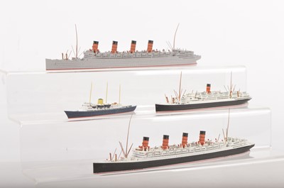 Lot 491 - Albatross Waterline Ship Models (4)