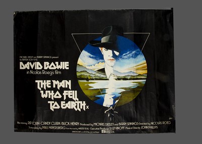 Lot 420 - David Bowie / The Man Who Fell To Earth Quad Poster