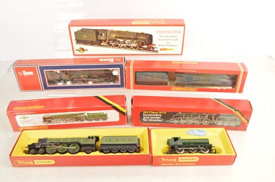 Lot 562 - Hornby Lima 00 gauge Steam Locomotives and tenders in original boxes (7)