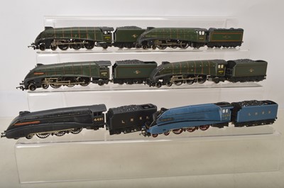 Lot 568 - Hornby and Hornby Dublo 00 gauge A4 class 4-6-2 Locomotives (6)