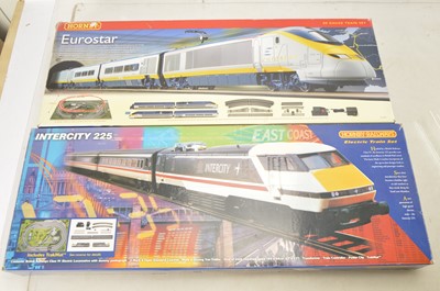 Lot 572 - Hornby 00 Gauge Eurostar and Intercity Train Sets (2)