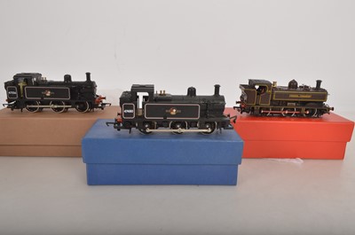 Lot 588 - Hornby 00 Gauge unboxed BR Tanks and Bachmann London Transport Tank Engine (3)