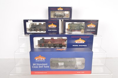 Lot 661 - Bachmann  00 gauge  Locomotives and a wagon in original boxes (5)