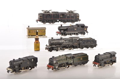 Lot 679 - Trix 00 Gauge 2/3 Rail AC and DC Locomotives (10 including Tenders)