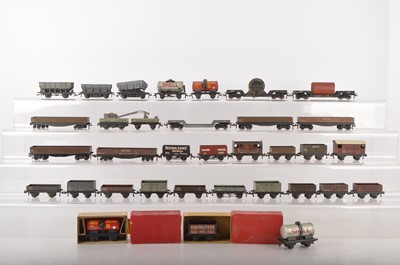 Lot 681 - Trix 00 Gauge metal Goods Wagons (34)