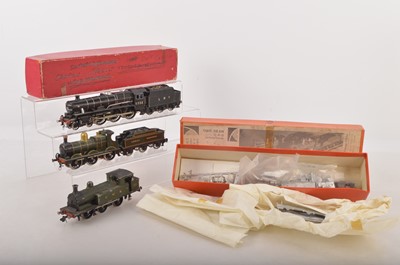 Lot 694 - K's 00 Gauge kitbuilt and unpainted Gaiety pannier tank GWR Dean and other steam Locomotives (4)