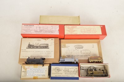 Lot 699 - Unmade and Part-made Finescale 4mm Scale MR-related Steam Locomotive Kits by Various Makers (8 boxes +)