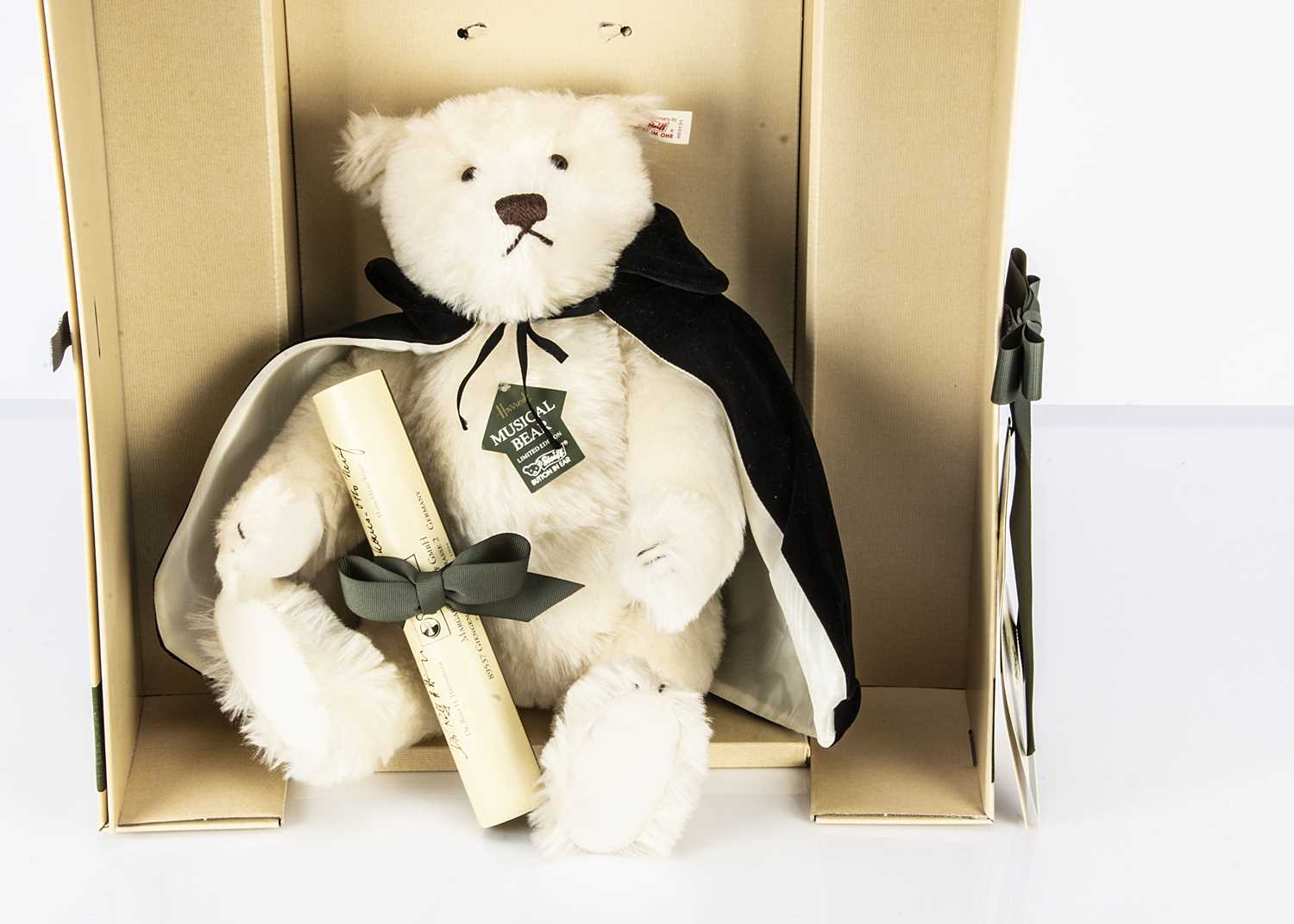 Lot 1 - A Steiff limited edition Harrods musical Phantom of the Opera Teddy Bear