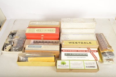 Lot 706 - A Large Selection of 4mm Scale Unmade and part-made Coach Kits (qty in 2 boxes)