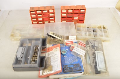 Lot 710 - A Large Conglomeration of 4mm Scale Loco and Other Parts and Accessories