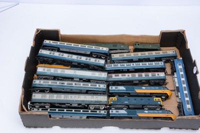 Lot 746 - Tri-ang Hornby Lima  00 gauge Diesel locomotives and coaches in BR blue liveries (20)