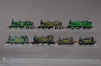 Lot 755 - Hornby Dapol Wrenn 00 gauge Southern Steam Tank Locomotives (7)