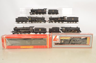 Lot 773 - Modified Hornby Bachmann and kit-built Locomotives 00 gauge in BR black liveries (7)