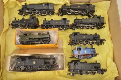 Lot 778 - Modified Hornby Bachmann Airfix and kit-built tank Locomotives 00 gauge in BR liveries (10)