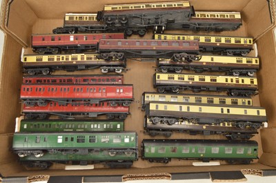 Lot 783 - Kit built and converted RTR 00 gauge BR liveried coaches  (35)