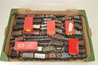 Lot 786 - Kit built and converted RTR 00 gauge BR and Big 4 liveried wagons and coaches  (52)