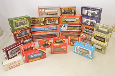 Lot 800 - Hornby Airfix Mainline Lima  and other 00 gauge wagons in original boxes (28)