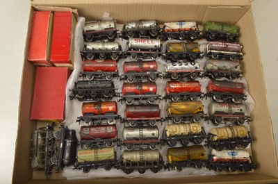 Lot 802 - Hornby Dublo Lima Trix Twin Bachmann  and other 00 gauge weathered Tanker wagons (30)