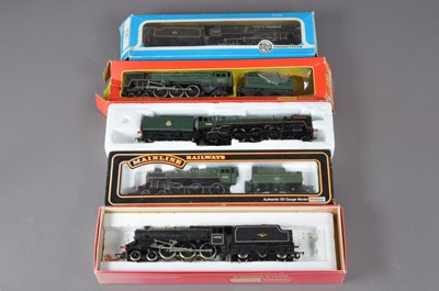 Lot 813 - Hornby Mainline Airfix 00 gauge Steam locomotives and tenders (5)